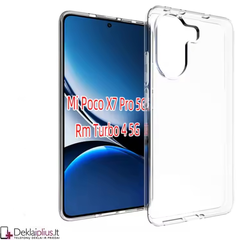 Silikoninis ploniausias,lengviausias dėklas - permatomas (Xiaomi Poco X7 Pro 5G) Silikoninis ploniausias,lengviausias dėklas - permatomas (Xiaomi Poco X7 Pro 5G)